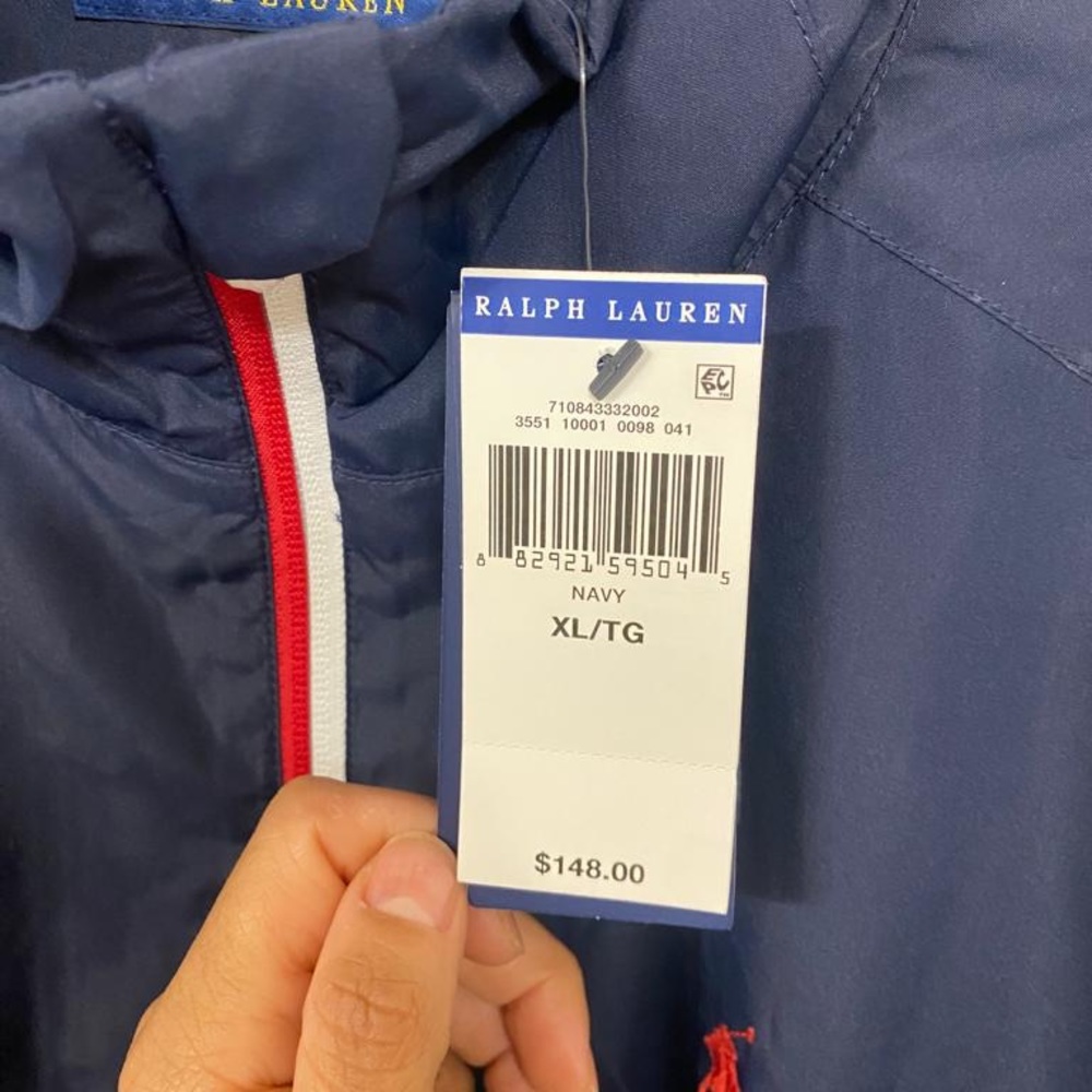 Polo Ralph Lauren Windbreaker Men’s Jacket 710843332002 Size XL MSRP 148$ - Picture 7 of 8